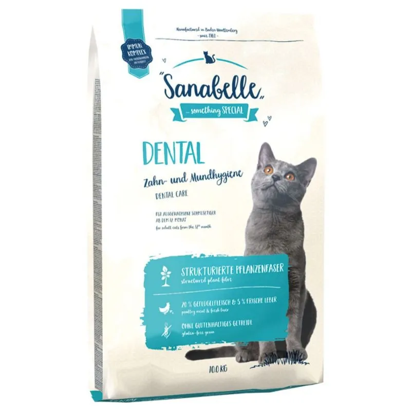 Sanabelle Dental Adult Dry Cat Food With Beard Flavor