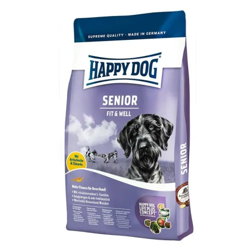 Happy Dog Supreme Fit &amp; Well Senior Dry Dog Food With Chicken