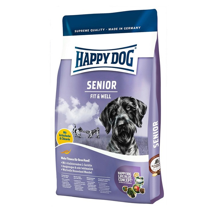 Happy Dog Supreme Fit &amp; Well Senior Dry Dog Food With Chicken