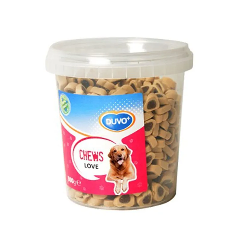 Duvo Plus Chews Love Dog Treat With Lamb &amp; Chicken &amp; Rice Flavor