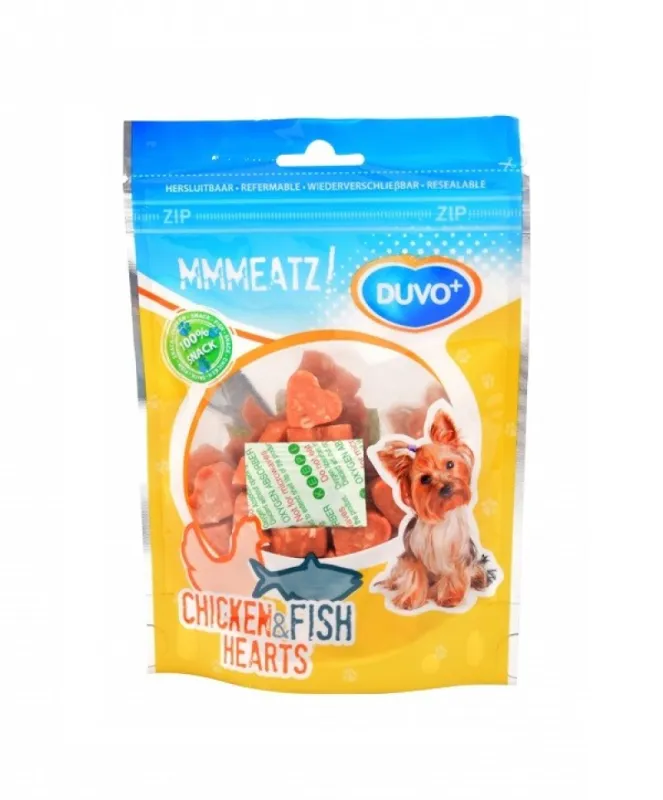 Duvo Chicken & Fish Hearts 