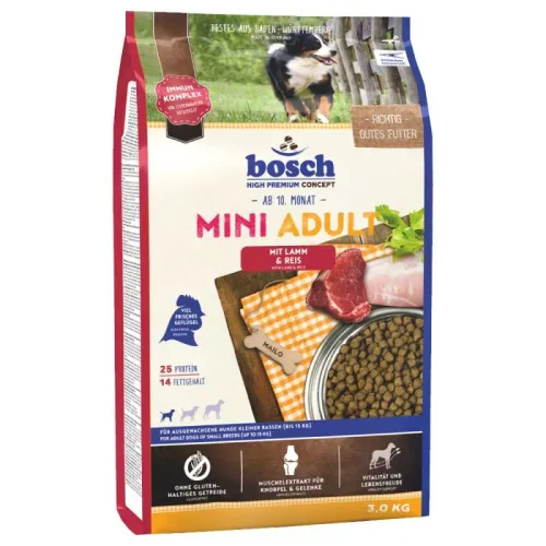 Bosch Small Breed Adult Dry Dog Food With Lamb &amp; Rice Flavor