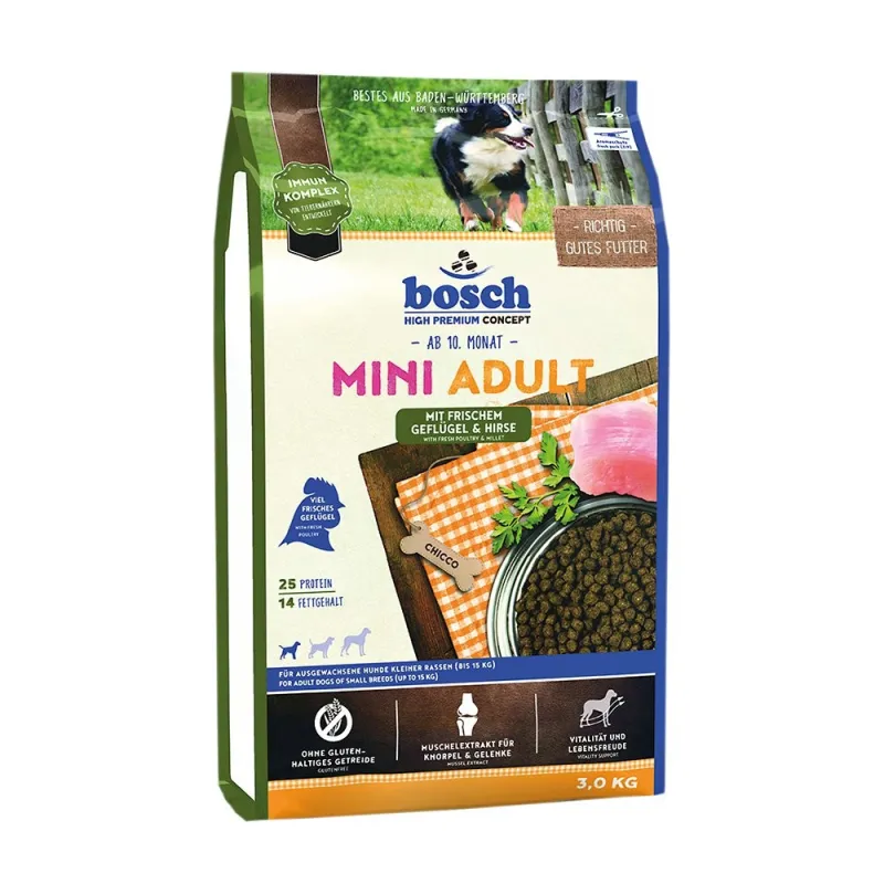 Bosch Mini Adult Chicken & Millet Dry Dog Food