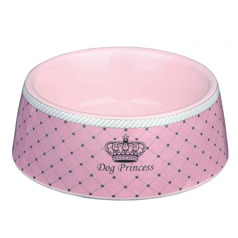 Trixie Dog Price Ceramic Bowl Pink