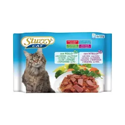 Stuzzy Pouch Multipack Chicken X2 - Veal X2