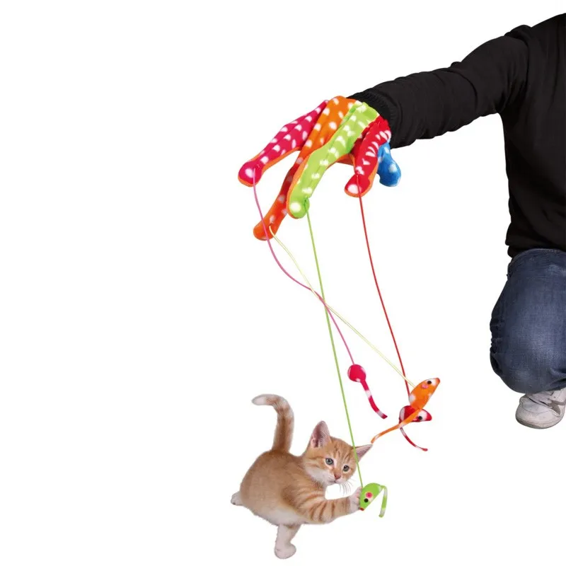 Glove with Mice, Canvas/Fleece