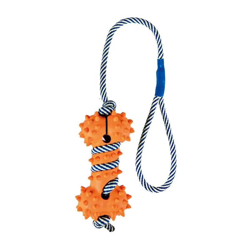 Toy with Phosphorescent Rope, Natural Rubber