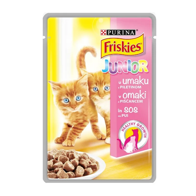 Friskies Junior With Chicken in gravy