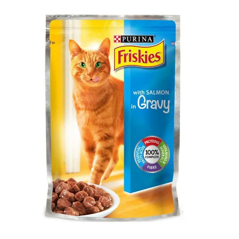 Friskies With Salmon In Gravy