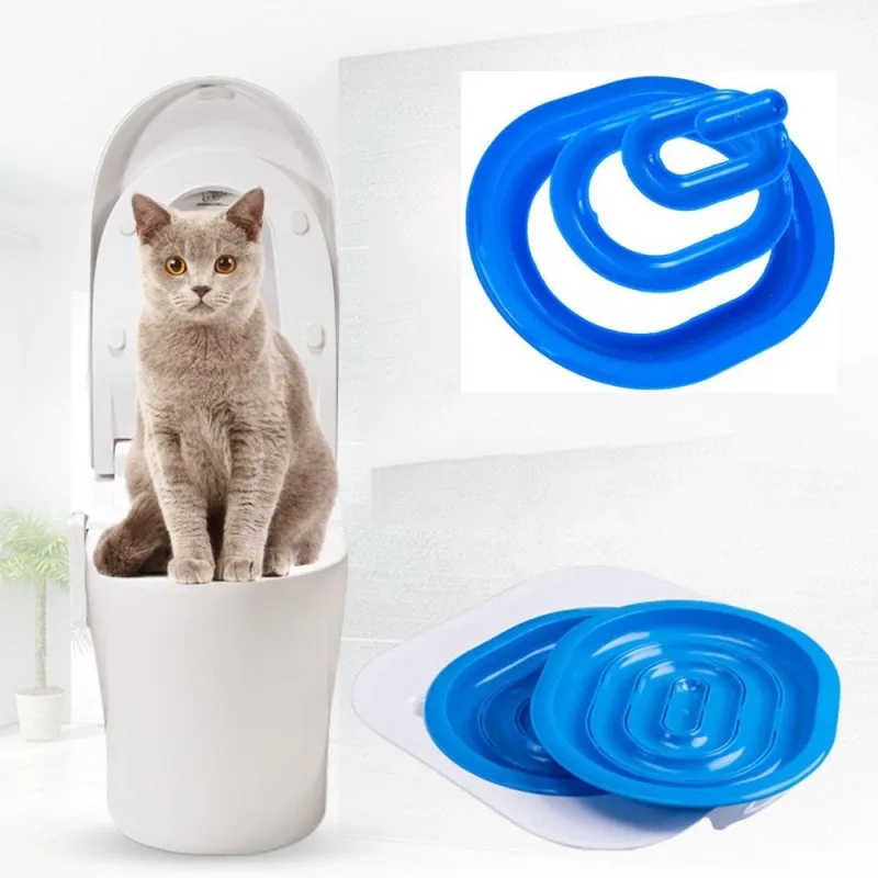 Pet Cat Toilet Training Kit Cats Seat Kitten