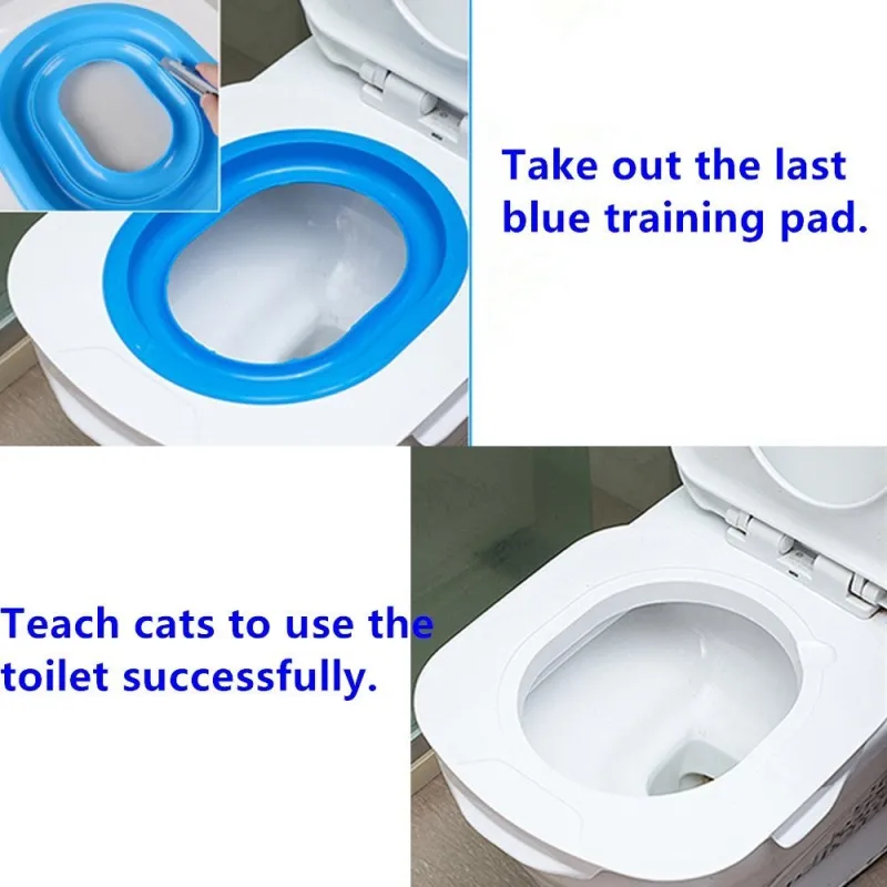 Pet Cat Toilet Training Kit Cats Seat Kitten