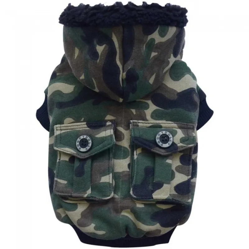 DoggyDolly dog coat in Army Style