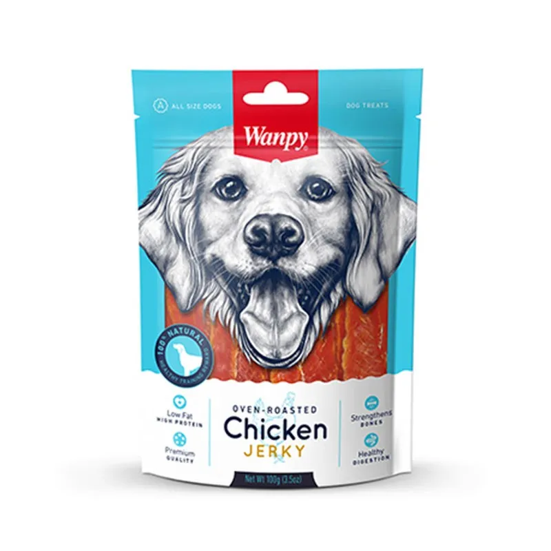 Wanpy Jerky Dog Treat With Chicken Flavor