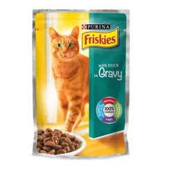 Friskies with Duck In gravy