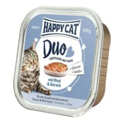 Happy Cat Duo with Beef & Cod Fish