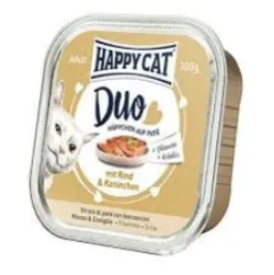 Happy Cat Duo with Rabbit & Beef