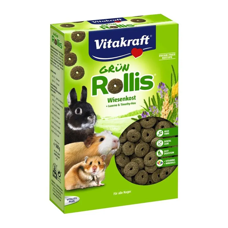 Vitakraft Green Rolls Meadoe Food +luzerne/ Alfalfa & Timothy