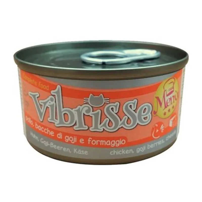 Vibrisse Chicken, Goji Berries Cheese in Sauce