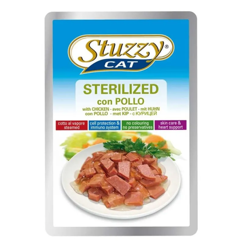 Stuzzy Cat Pouch Sterilised with Chicken