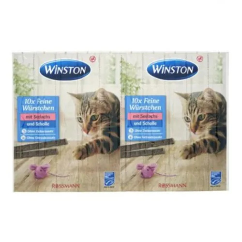 Winston Sticky Adult Cat Treat With Salmon &amp; Trout 