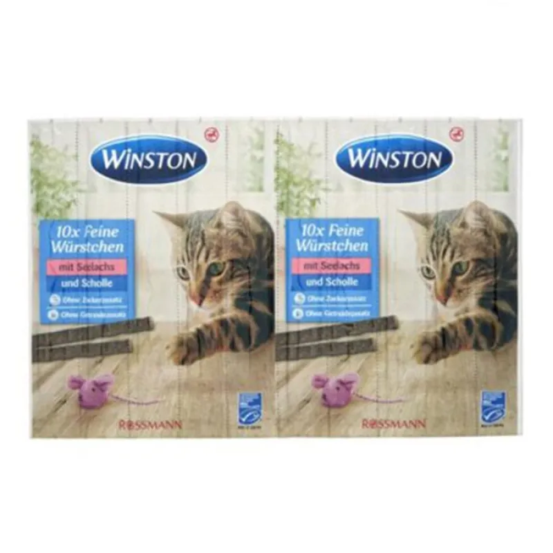 Winston Sticky Adult Cat Treat With Salmon &amp; Trout 