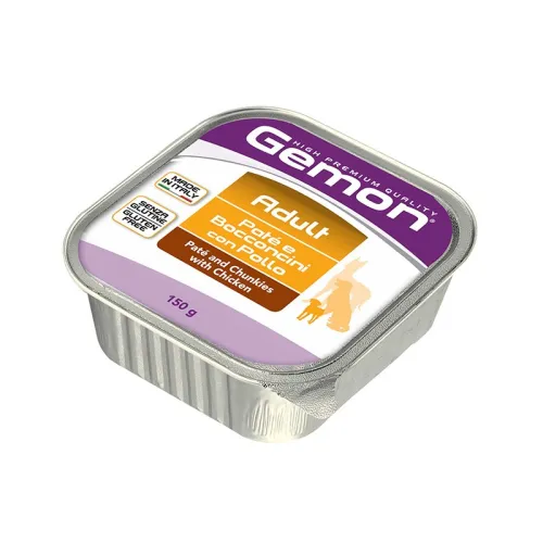 Gemon Adult Chicken Pate & Chunks