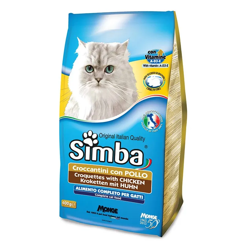 Simba Adult Dry Cat Food With Chicken Flavor