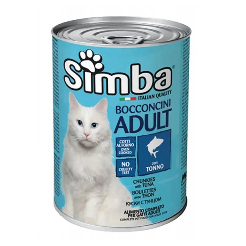 Simba Chunks Canned Wet Cat Food With Tuna Fish Flavor