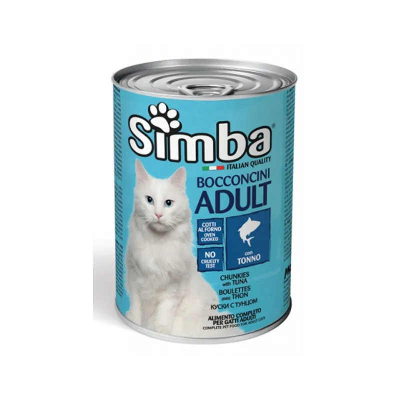 Simba Chunks Canned Wet Cat Food With Tuna Fish Flavor