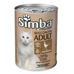 Simba Chunks Canned Adult Wet Cat Food With Wild Game Flavor