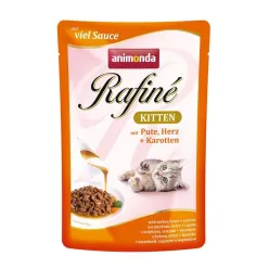 Rafien Kitten Pouch with Turkey , Liver & Carrot