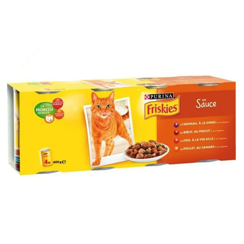 Friskies Adult Protein &amp; Vegtables 4x400gr