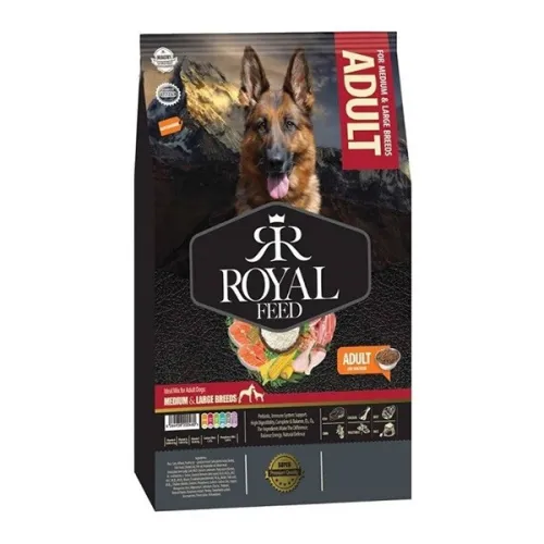 ROYAL FEED adult dog dry food for medium and large breeds
