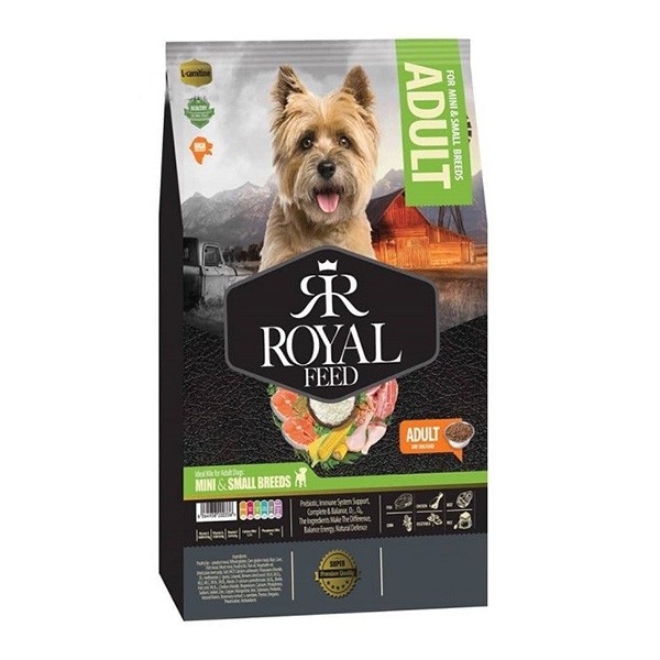 ROYAL FEED adult dog dry food for mini and small breeds