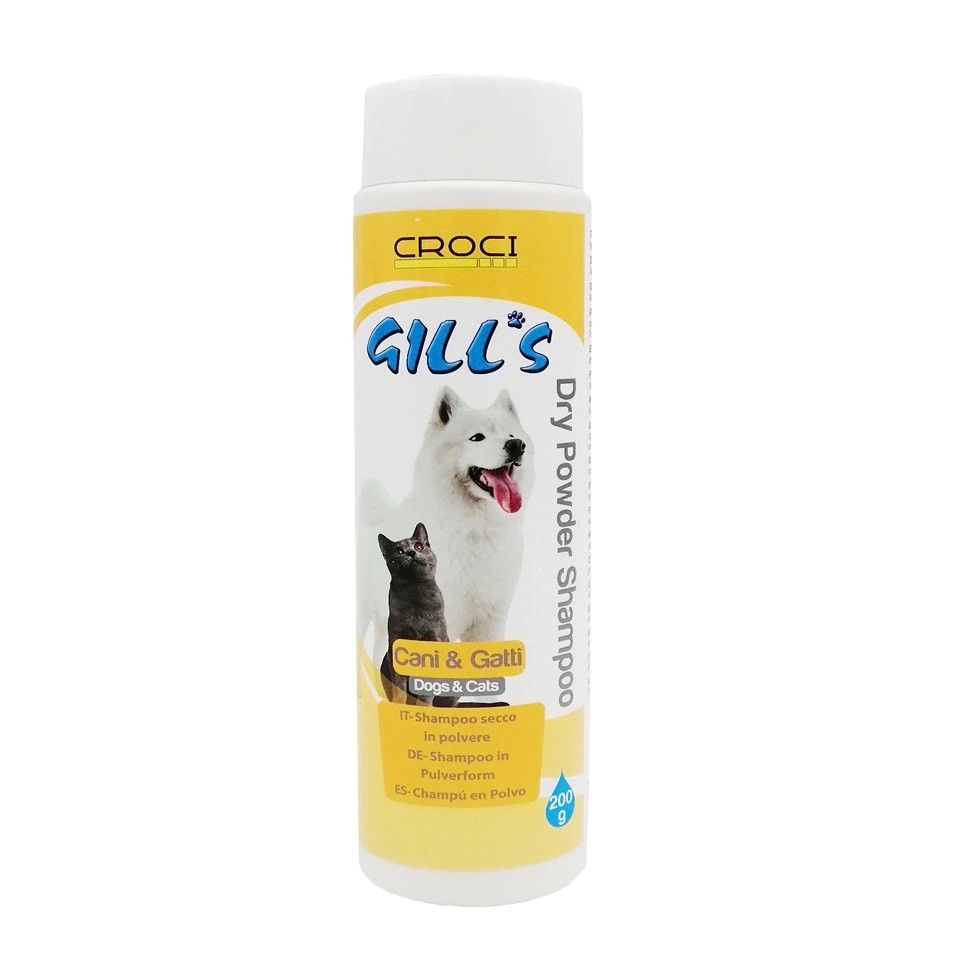 Gill's Dry Powder Dog &amp; Cat Shampoo 
