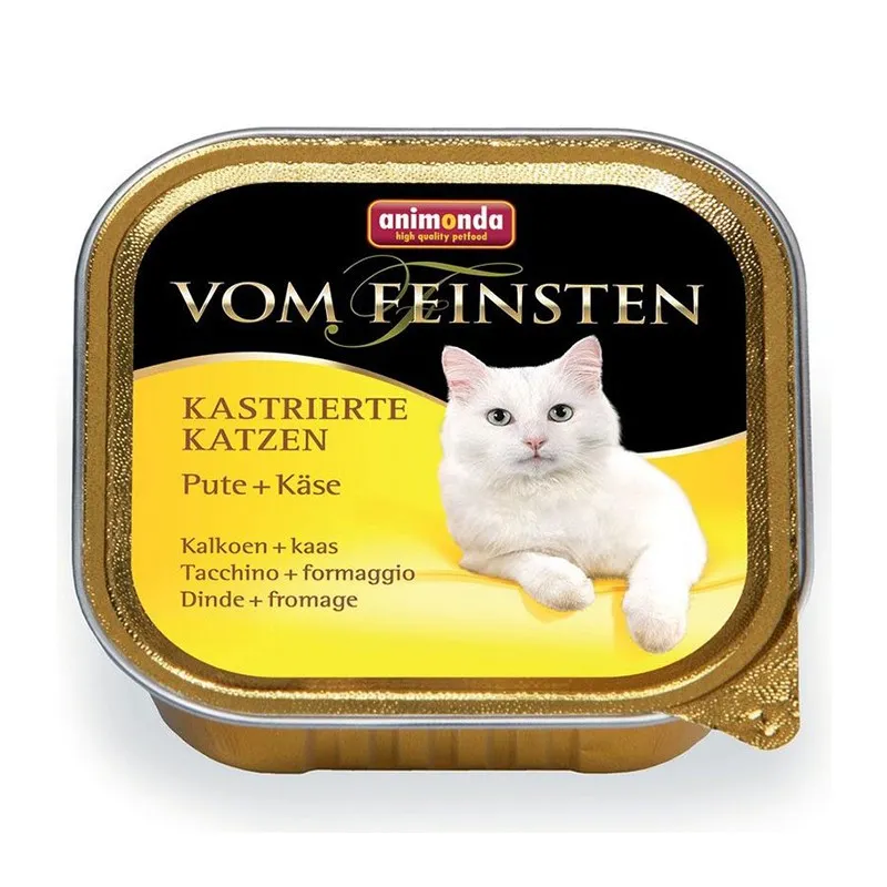 Vom Feinsten for castrated cats turkey, cheese