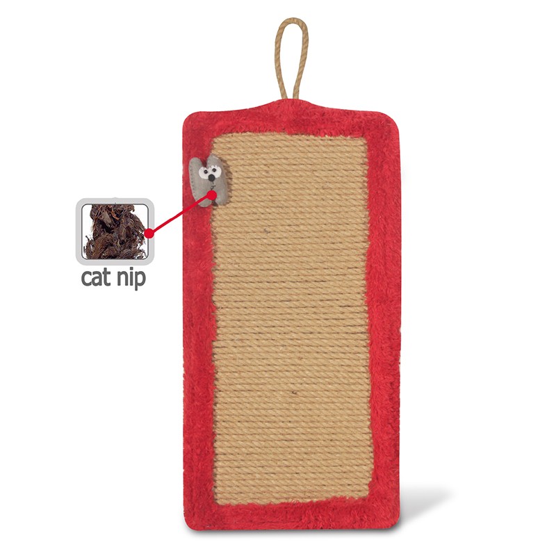 Soft wall cat scratcher