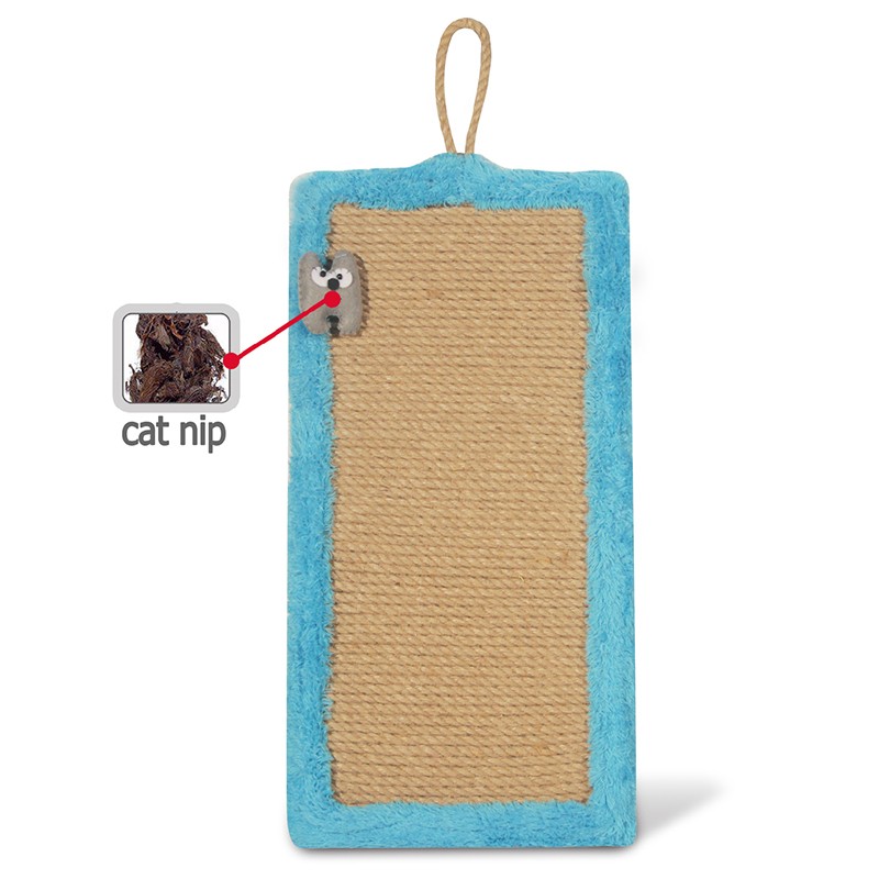 Soft wall cat scratcher