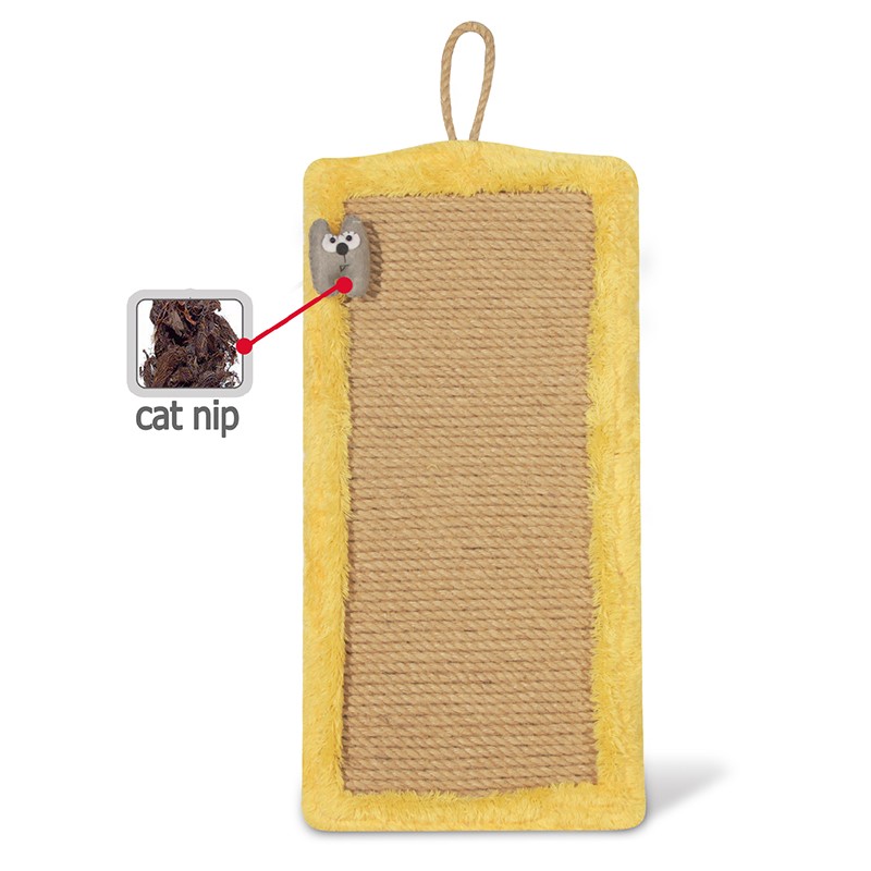 Soft wall cat scratcher
