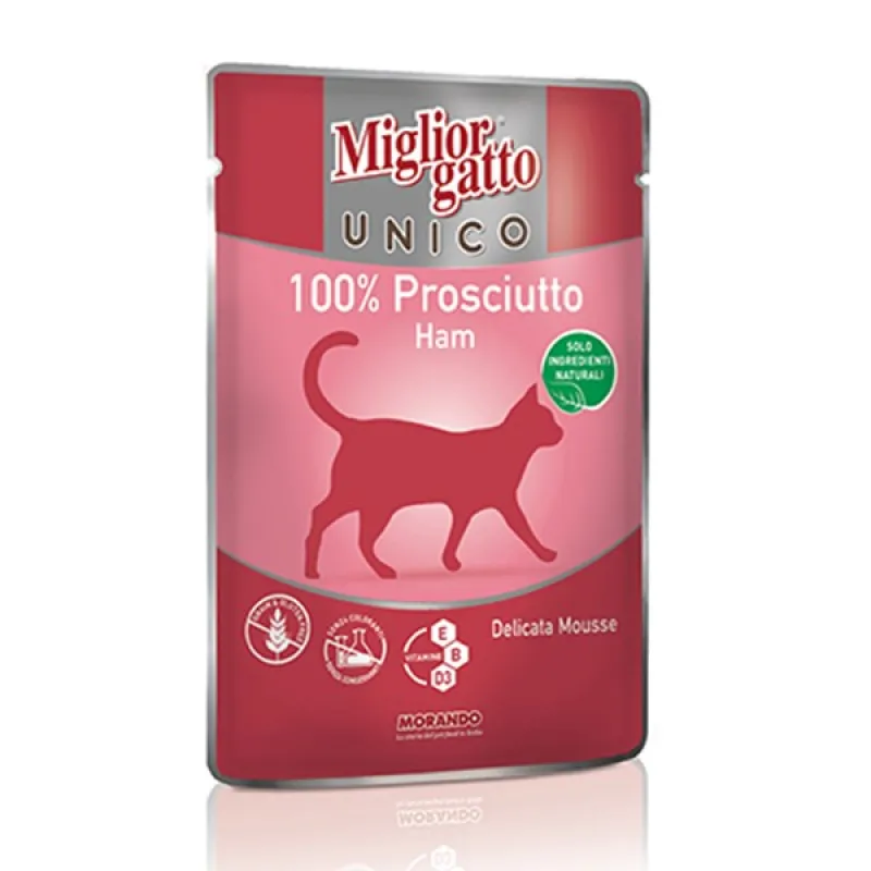 Monoprotein Cat Pouch %100 Ham