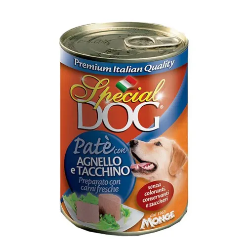  Monge Pate Adult Wet Dog Food Lamb &amp; Turkey Flavor