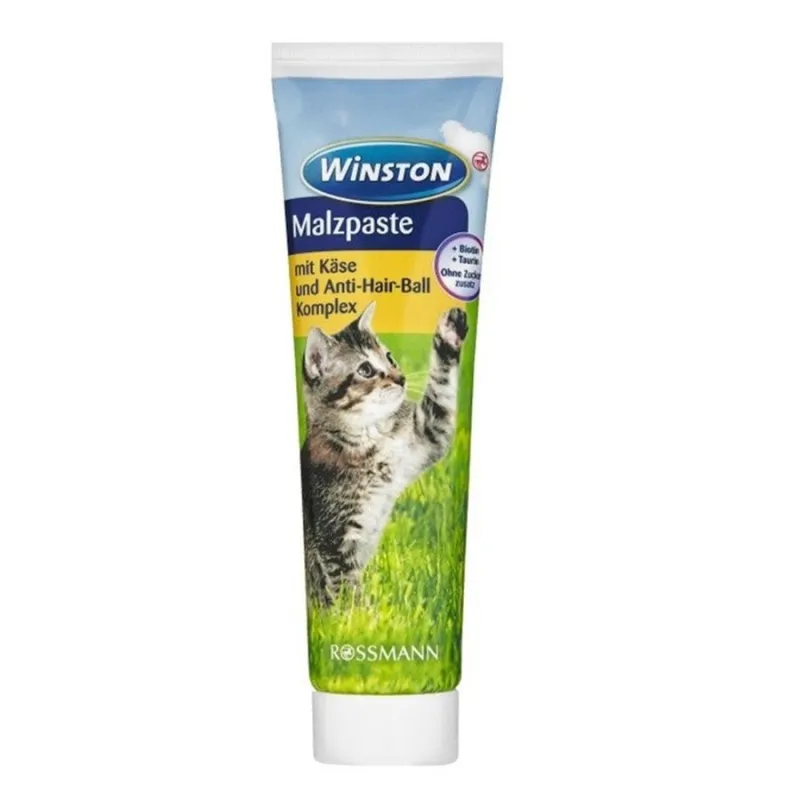 Winston Anti Hair Ball Adult Cat Paste With Cheese