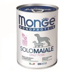 Monge Mono Protein Wet Dog Food With Pork Flavor