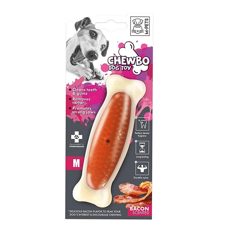 Mpets Dog Chewbo Toy With Bacon Flavor