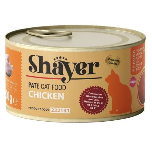 Shayer Canned Adult Wet Cat Food With Chicken Flavor