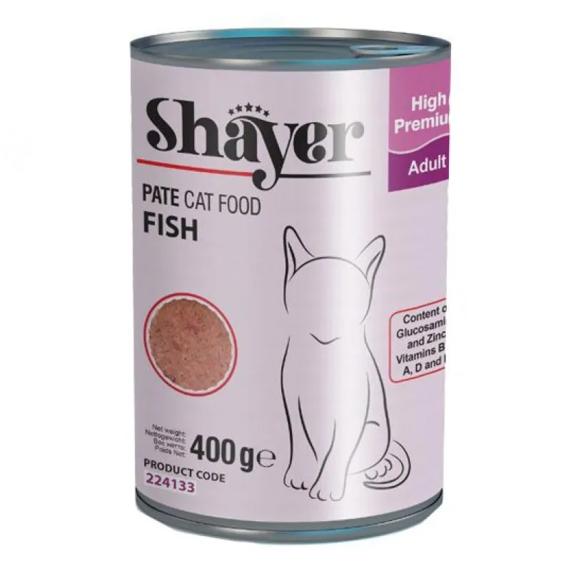 Shayer Pate Canned Adult Wet Cat Food With Fish Flavor