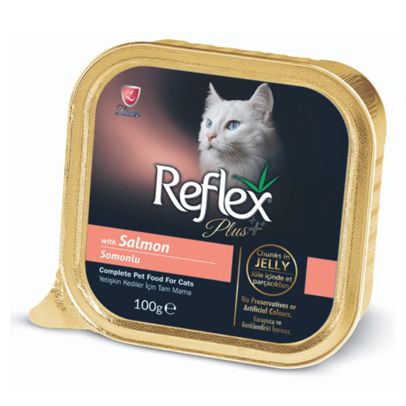 Reflex Plus Vom Adult Wet Cat Food With Salmon Flavor In Jelly