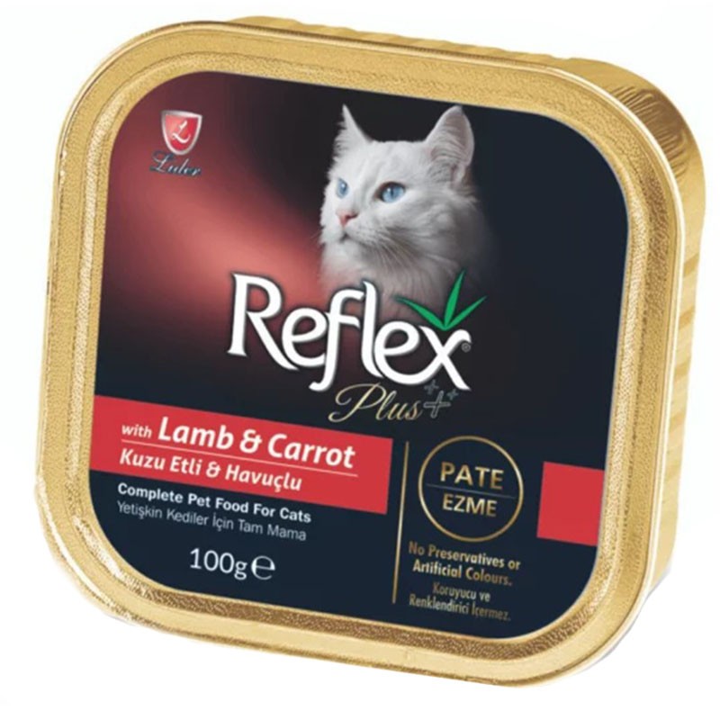 Reflex Plus Vom Adult Wet Cat Food With Lamb &amp; Carrot Flavor In Jelly