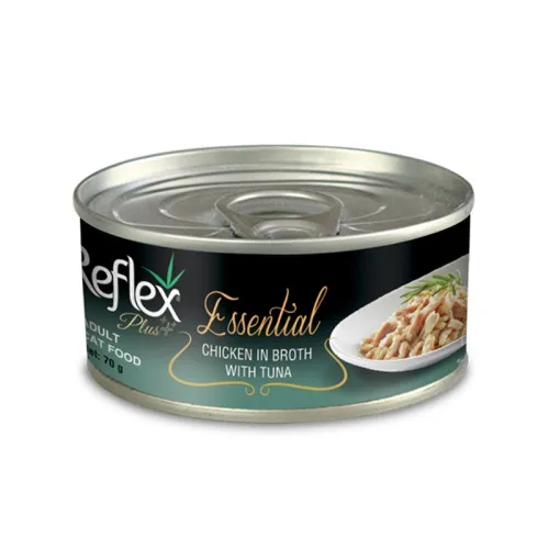  Reflex Plus Canned Adult Wet Cat Food With Chicken &amp; Tuna Fish In Sauce