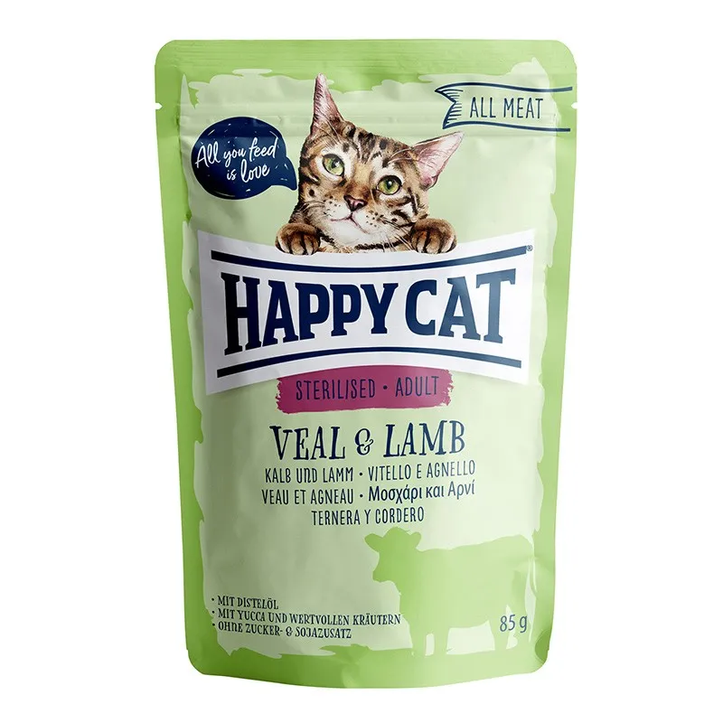 Happy Cat Strilised Lamb &amp; Veal